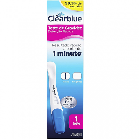 Teste de Gravidez Clearblue 1 Unidade