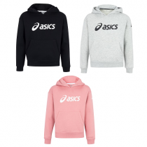 Blusa de Moletom Infantil ASICS com Capuz Canguru