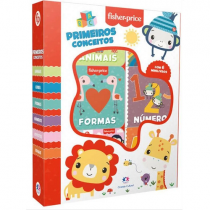Box Fisher-Price Primeiros Conceitos Mini Livrinhos