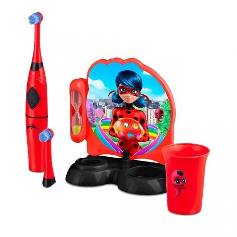 Escova Elétrica Rotacional Funny Brush Lady Bug Miraculous Multi Saúde