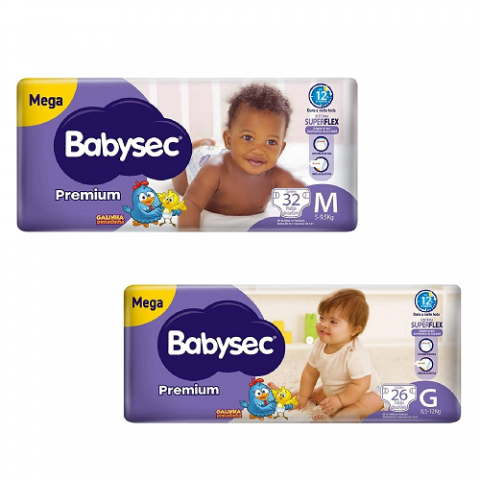 Fralda Babysec Premium Galinha Pintadinha