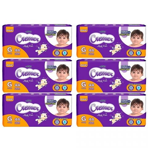 Fralda Cremer Mega G 264 unidades