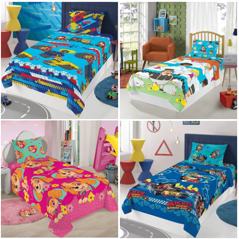 Jogo de Cama Infantil 2 Peças Microfibra Lepper