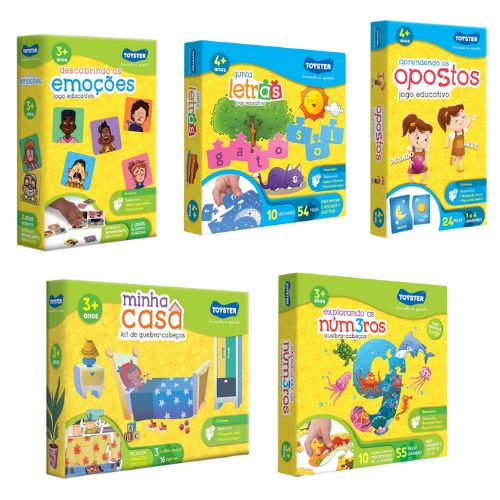 Descobrindo as Emoções - Jogo Educativo - Toyster Brinquedos