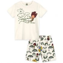 Pijama Curto Malha Unissex Mundo Ripilica