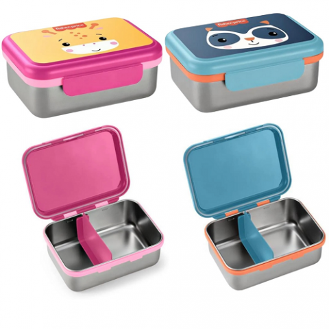 Porta Lanche Bento Box Aço Inox Fisher-Price