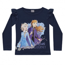 Blusa Frozen Manga Longa Fakini