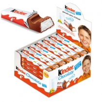 Caixa 24 Unidades Chocolate Kinder Ao Leite