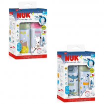 Kit Mamadeiras First Choice Night & Day Controle de Temperatura Nuk 300ml