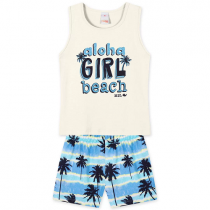 Conjunto Infantil Sol e Mar Feminino Marisol Play
