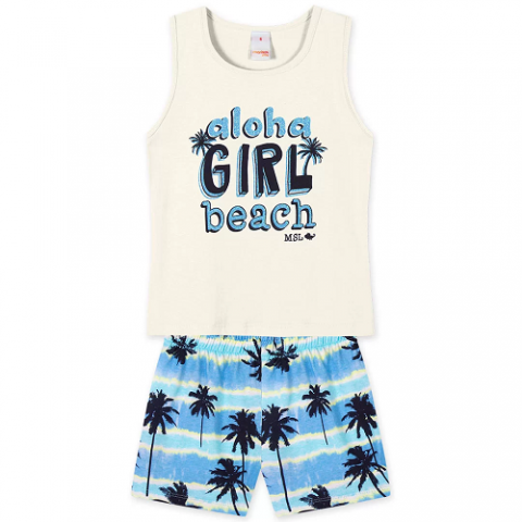 Conjunto Infantil Sol e Mar Feminino Marisol Play