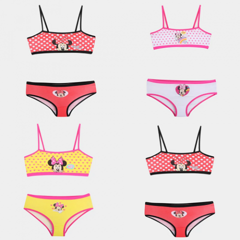 Conjunto Infantil Trifil Top + Calcinha Minnie Disney