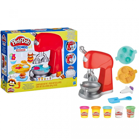 Conjunto Play-Doh Misturador Mágico + 5 Potes de Massinha Hasbro