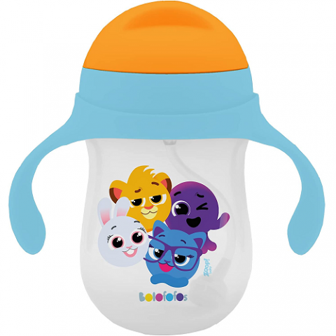 Copo Treinamento com Alças Bolofofos 360ml