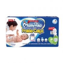 Fralda Calça MamyPoko P 34 unidades