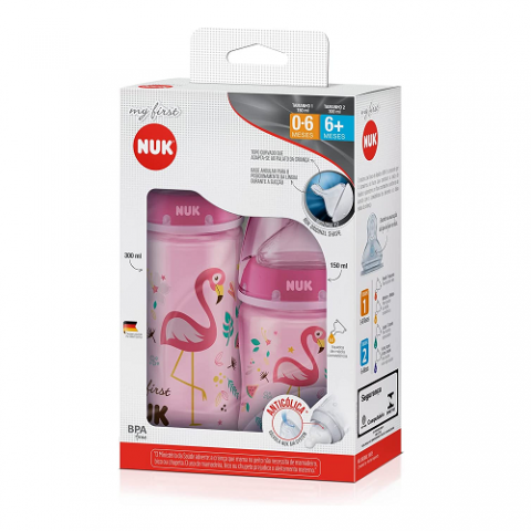Kit Mamadeira My 1st S1 Nuk 150ml/300ml
