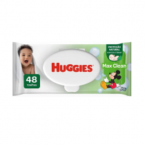 Lenços Umedecidos Huggies Max Clean 48 unidades
