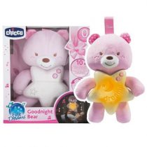 Luminária e Móbile Musical Chicco Ursinho Bons Sonhos Rosa