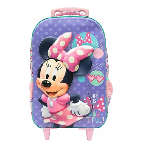 Mala Escolar com Rodas 18 Minnie Xeryus