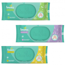 Lenços Umedecidos Pampers 48 Unidades