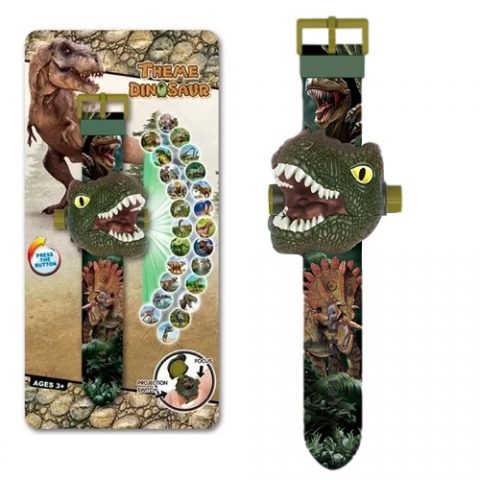 Relógio Projetor Infantil Dino REX Digital