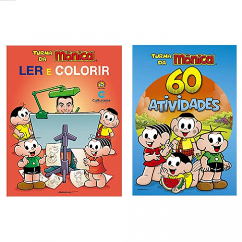 Turma da Mônica 60 Atividades ou Ler e Colorir