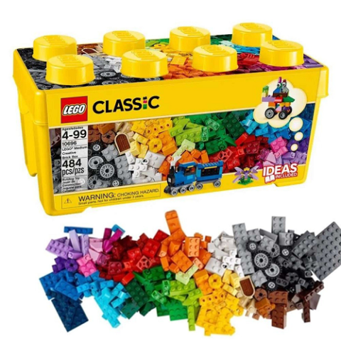 Caixa Classic LEGO Média de Peças Criativas 484 Peças