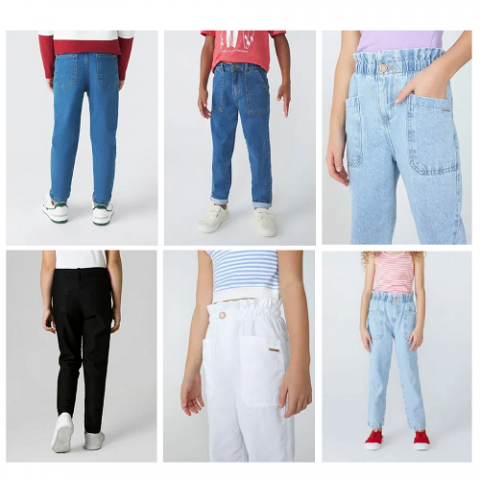Calças Hering Kids com até 55% OFF