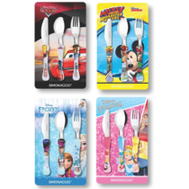 Conjunto de Talheres de 3 Peças Simonaggio Disney