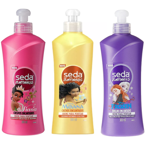 Creme Para Pentear Seda Infantil 300ml com até 35% OFF