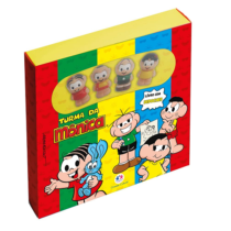 Livro com Dedoches Turma da Mônica