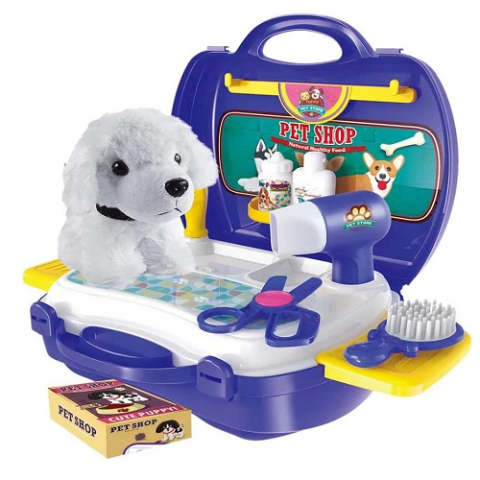 Maleta Workshop Jr Pet Shop Roxo Multikids