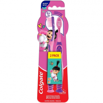 Pack 2 Escovas de Dentes Colgate Smiles Agnes e Fluffy +6 anos