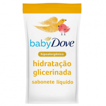 Sabonete Líquido Glicerina Baby Dove Hidratação Glicerinada 180ml Refil