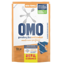 Refil Sabão Liquido Omo Proteção Antiodor 900ml