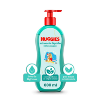 Sabonete Líquido Huggies Extra Suave 600ml