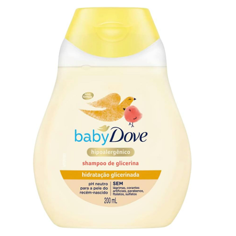 Shampoo Baby Dove Hidratação Glicerinada 200ml