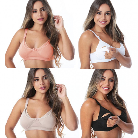 Sutiã Amamentação Básico Microfibra Sem Bojo