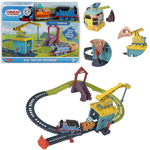 Pista Thomas e Seus Amigos Conjunto Carly e Sandy - Mattel HDY58 - Pistas  de Brinquedo - Magazine Luiza