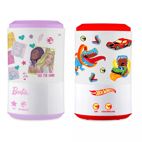 Umidificador de Ar Ultrassônico Bivolt 3L HotWheels ou Barbie Multilaser