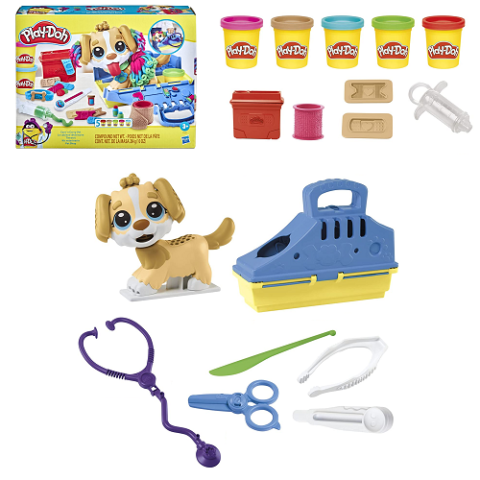 Massinha Play-Doh Veterinário Pet Shop Hasbro