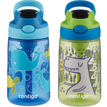2 Garrafas de Água Contigo Baleia e Dragão 400ml