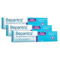 3 Pomadas Bepantriz Dupla Proteção 30g