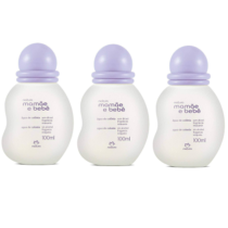 3 Unidades Água de Colônia Relaxante Mamãe e Bebê 100ml