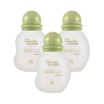3 Unidades Mamãe e Bebê Água de Colônia 100ml