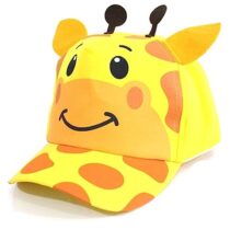 Boné Infantil Girafinha Ajustável De 0 A 3 Anos