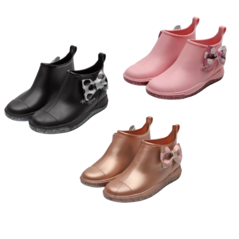 Bota Infantil Grendene Kids Disney Laço com Solado de Glitter