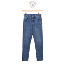 Calça Jeans Menina Skinny Hering Kids Com Elastano Azul