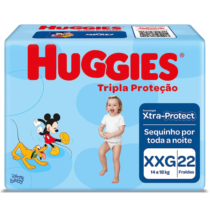 Fralda Huggies Tripla Proteção XXG 22 Unidades