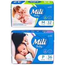 Fralda Mili Ultra Seca Jumbo P M